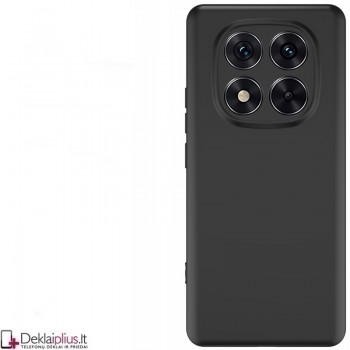 Silikoninis ploniausias dėklas su kameros apsauga - juodas (Xiaomi Redmi Note 14 Pro 5G/Note 14 Pro Plus/Poco X7 5G)